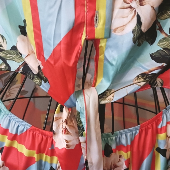 Floral Print Mini Dress - Picture 3 of 4